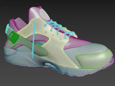 Nike Air Huarache OG 3D model