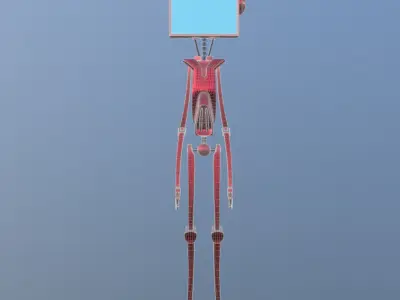 Robot TV 3D model