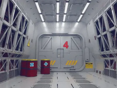 sci-fi set3 v2 3D model