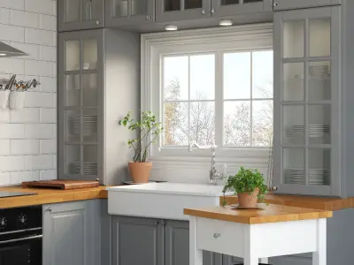 Kitchen IKEA METOD 3D model