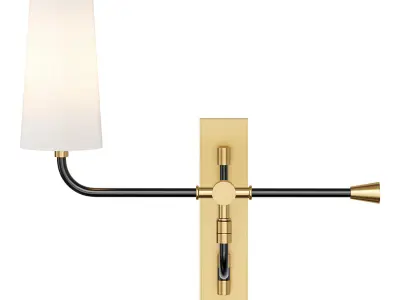 White Shade Lamp by ARHAUS 3D model