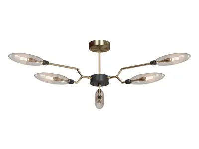 Hanging chandelier Ventura MOD012CL-06G 3D model