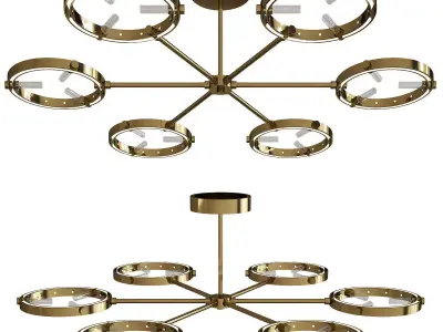 Flexus Pendant by Baroncelli Low-poly 3D model