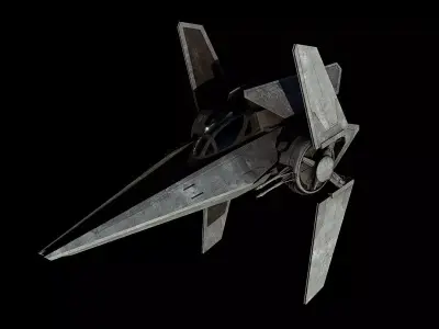 V-wing starfighter  - Star Wars 3D model