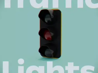 Traffic Lights Free 3D model get