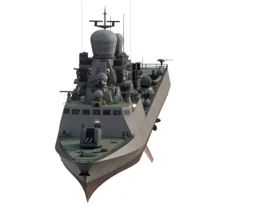 RUSSIAN NAVY CORVETTE 3D model