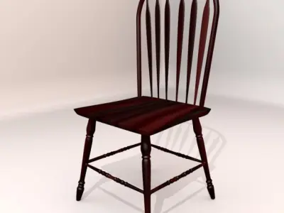 3D Model Windsor Side Chair 3D model