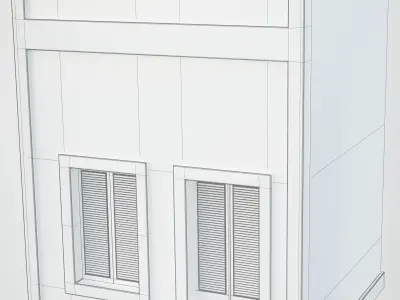 Old San Juan Town house 1 Free 3D model