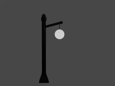 lamp street 3D model