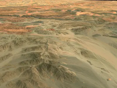 NEOM city topography Saudi Arabia - tile n26 e38 3D model