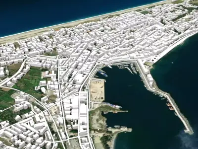 Cityscape Milazzo Italy 3D model