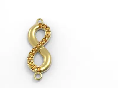 infinity pendant or bracelet 3D print model