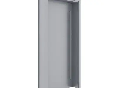 Metal Front Door 3D model