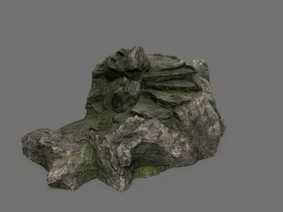  Ladder Ruin Low-poly 3D model