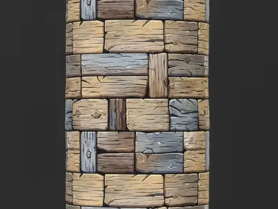Stylized Wood Seamless Texture  Texture