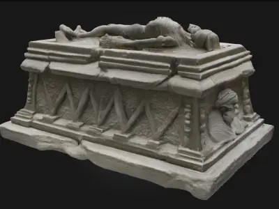 Skeletal Monument  Tribute to Forgotten Souls 3D model