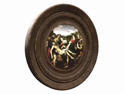 picture medieval Low-poly 3D model