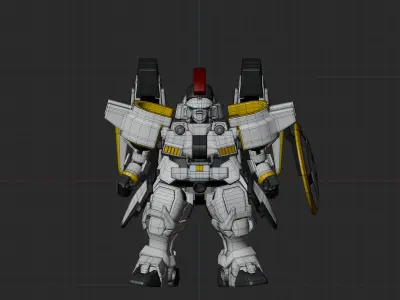 chibi tallgeez 1 Low-poly 3D model