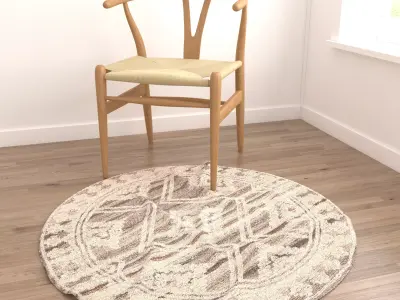 Rugs No 1040 Low-poly 3D model