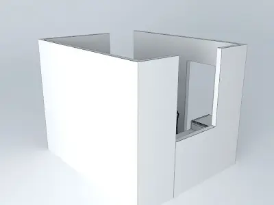 Kitchen interior Free 3D model