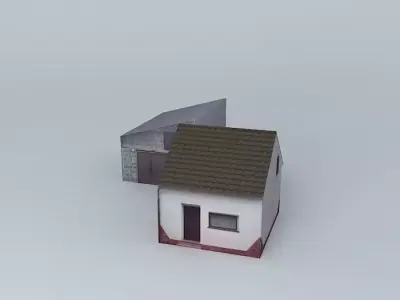 Quiet street in Pilsen2 Free 3D model