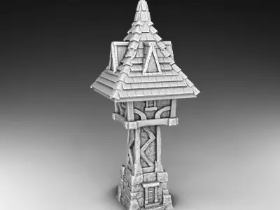 Tower 3D print model