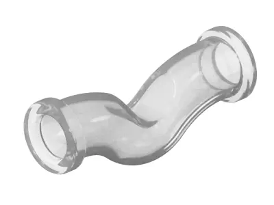 Transparent Crossover Fitting 3D model