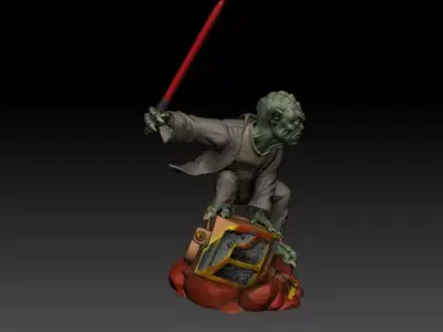 Darth Yoda 3D print model