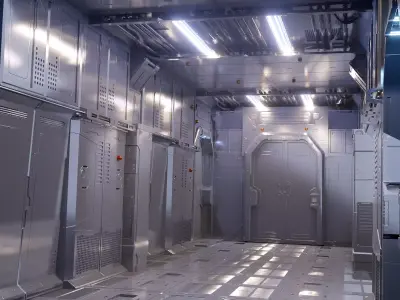  sci fi asets blender eevee pjct v6 3D model