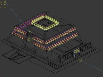 Sci Fi Building-Science Academy 01 3D model