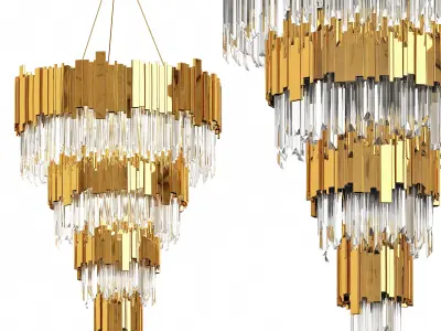 LUXXU EMPIRE CHANDELIER 3D model