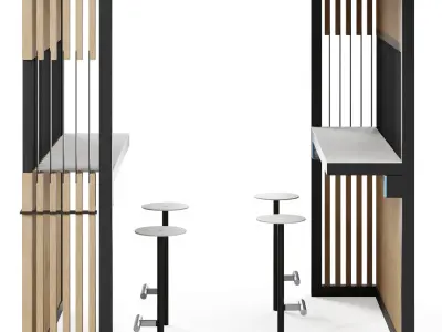 Outdoor gazebo Cuby Study by Mmcite 3D model