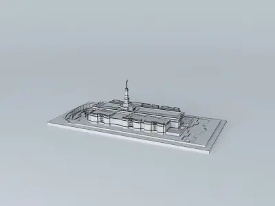 LDS. Temple Louisville Kentucky. Templo Mormon. 76th operatin... Free 3D model