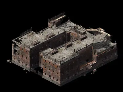 War-city-scars 01 3D model