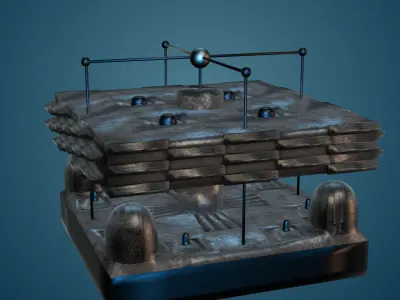 Sci-Fi Structure I 3D model