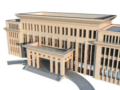 Residential Building 3D model