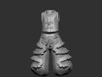 Sky pants  3D print model