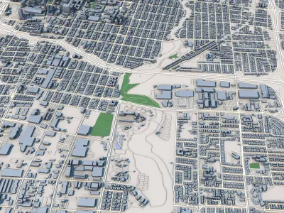 San Jose City California United States 3D model