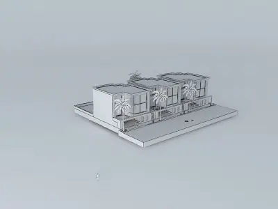 Viletta terraced Free 3D model