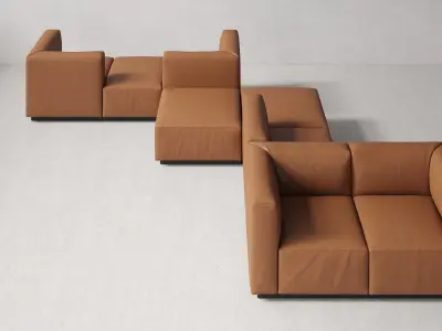 Living Landscape 730 Sofa Composition 2 3D model