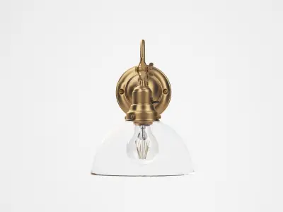 Fords Mill Single Swing-Arm Sconce 3D model