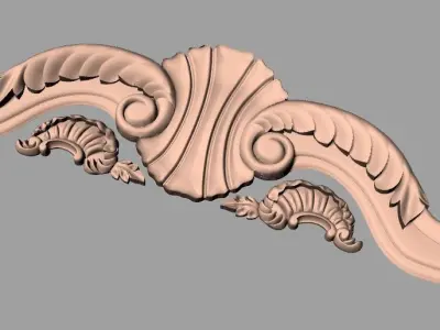 3D carved model furniture 3D design used for artcam aspire E837 3D model