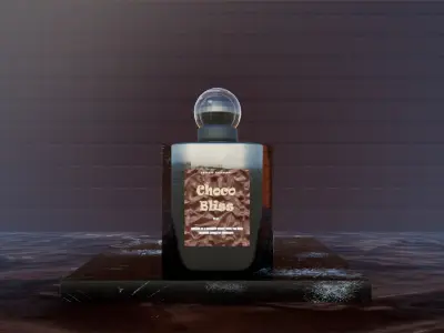 Chocolate Bar Tile Low-poly 3D model