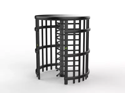 Turnstile gate 3D model