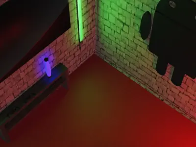 computer room 3D model