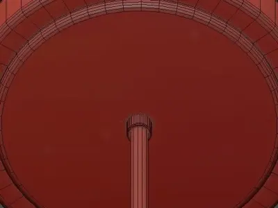 Delightfull black white cairo pendan light 3D model