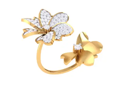  Women Ring MTL 3dm STL OBJ FBX Details 3D print model 100
