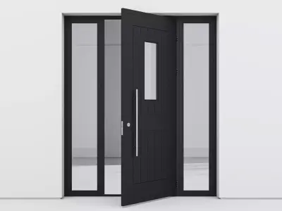 Aluminium door 88 3D model