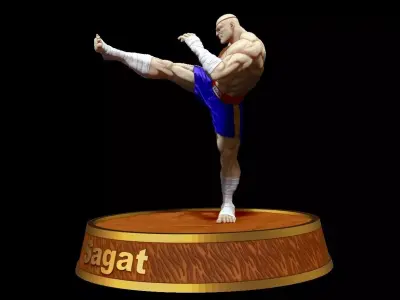 Sagat 3D print model