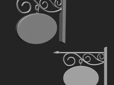 Sign Board Collection IMM Brush Pack 15 in One 3D model